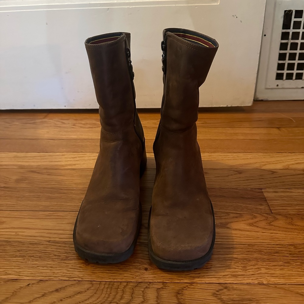 Brown Leather Boots
